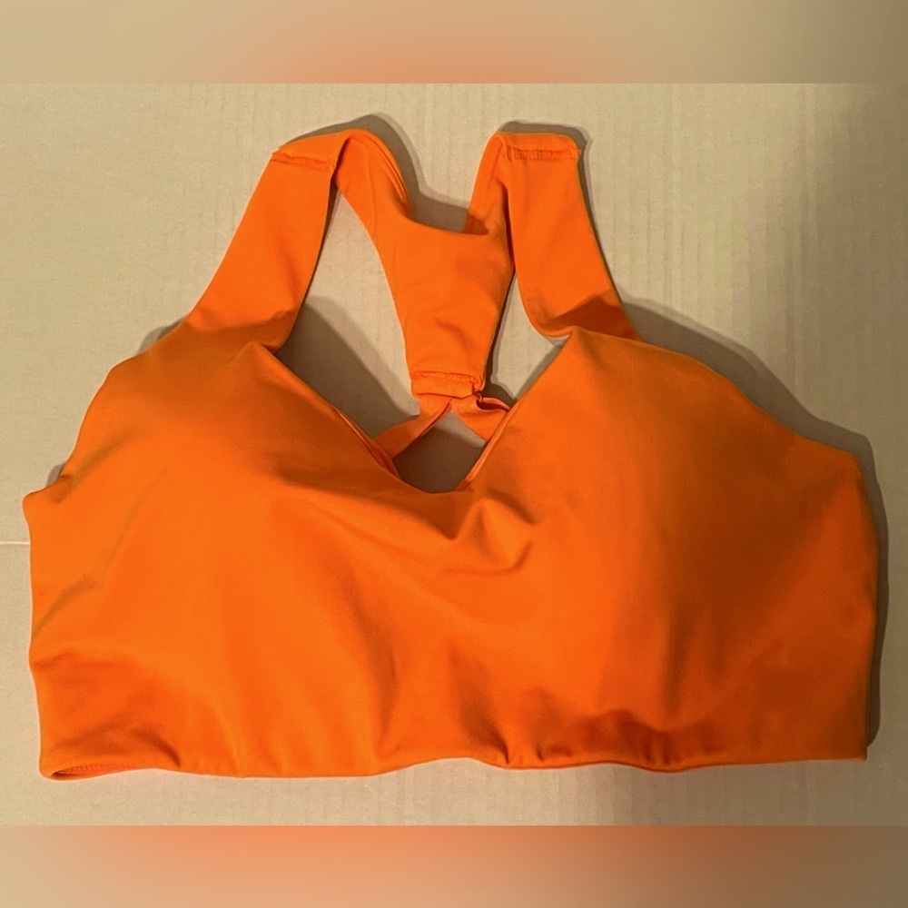 New Balance Power X Bra - Size M (D-DD) - Citrus Punch - EUC
